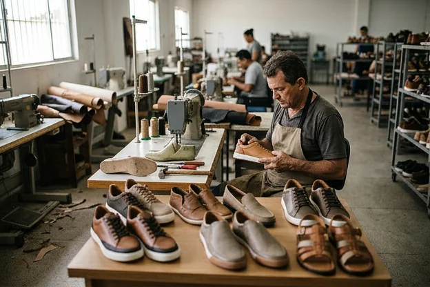 Sapatos modernos em destaque em Maracanaú.